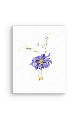 Danseuse Violette Toile fine