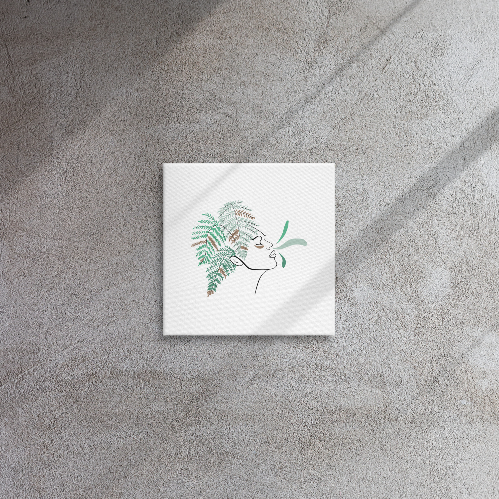 Femme Fougère Toile fine - Image 2