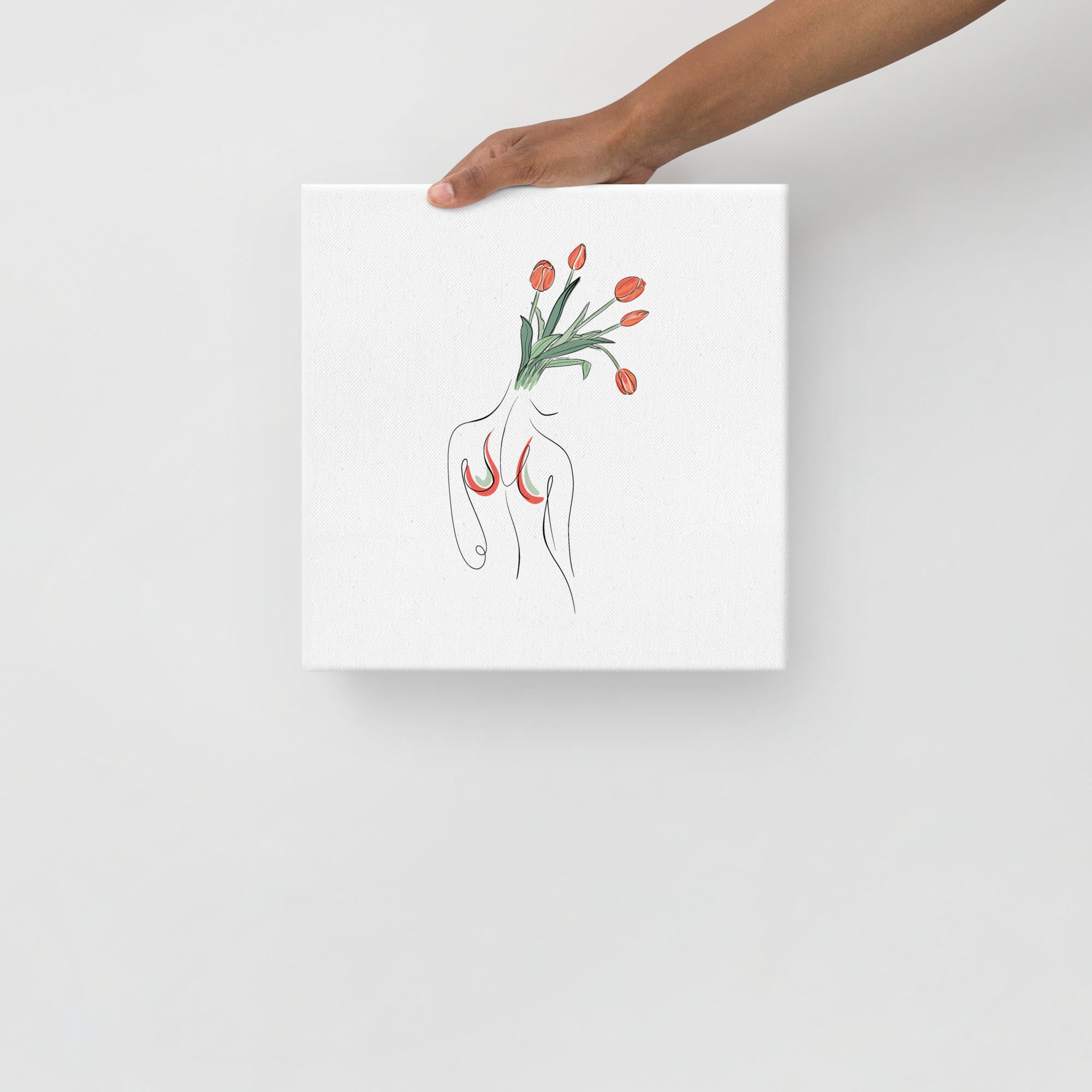 Femme Tulipe Toile fine - Image 2