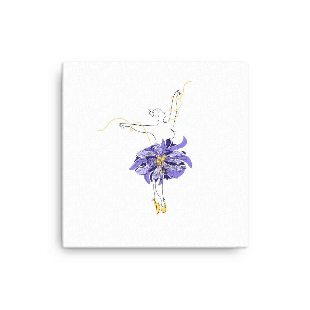 Danseuse Violette Toile fine - Image 2