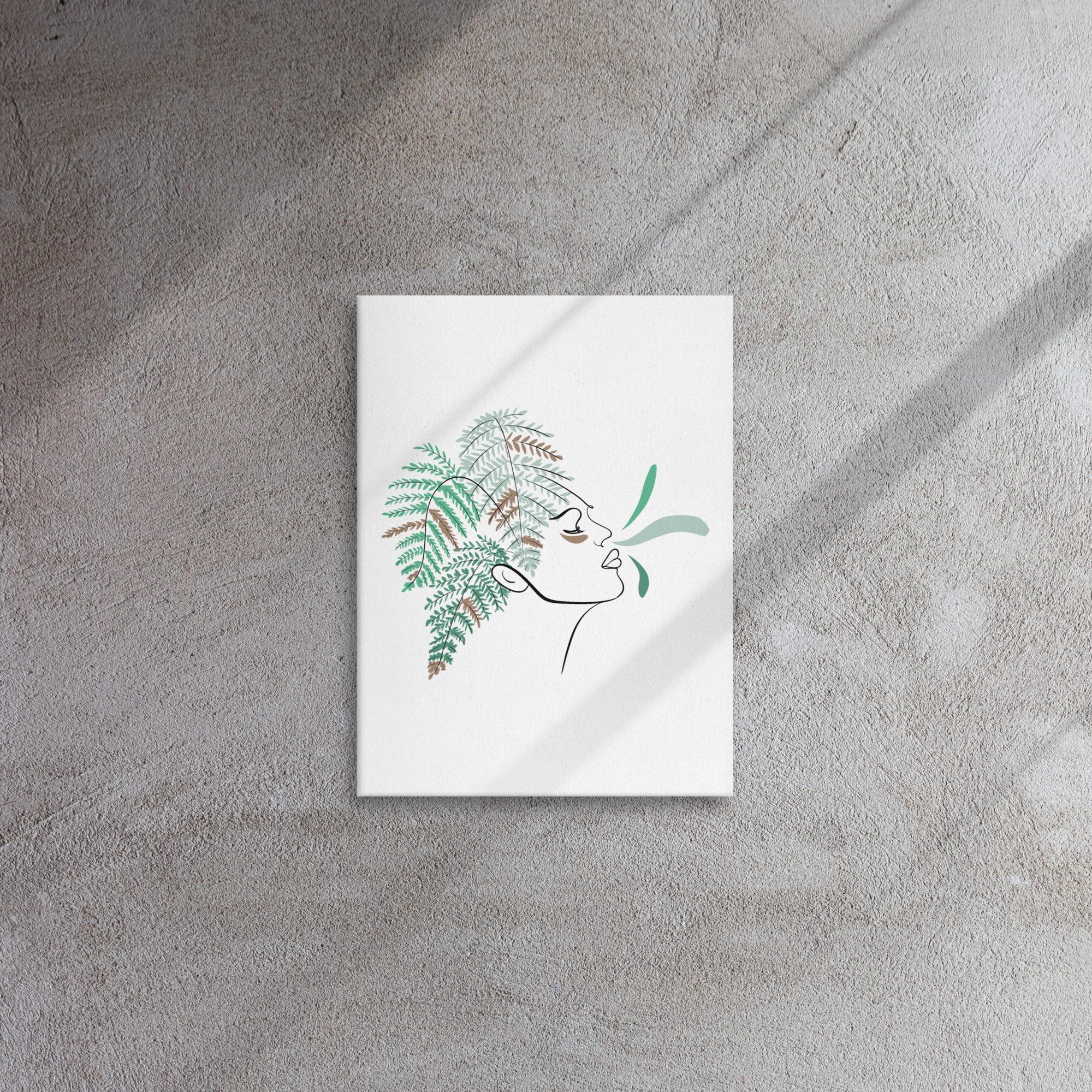 Femme Fougère Toile fine - Image 3