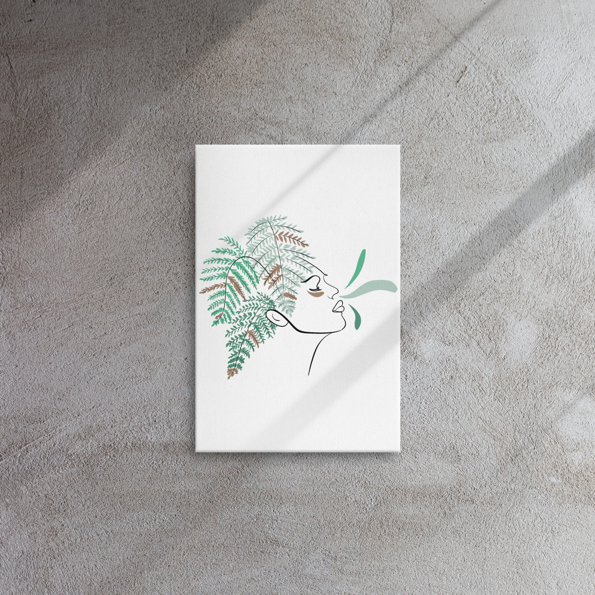 Femme Fougère Toile fine - Image 8