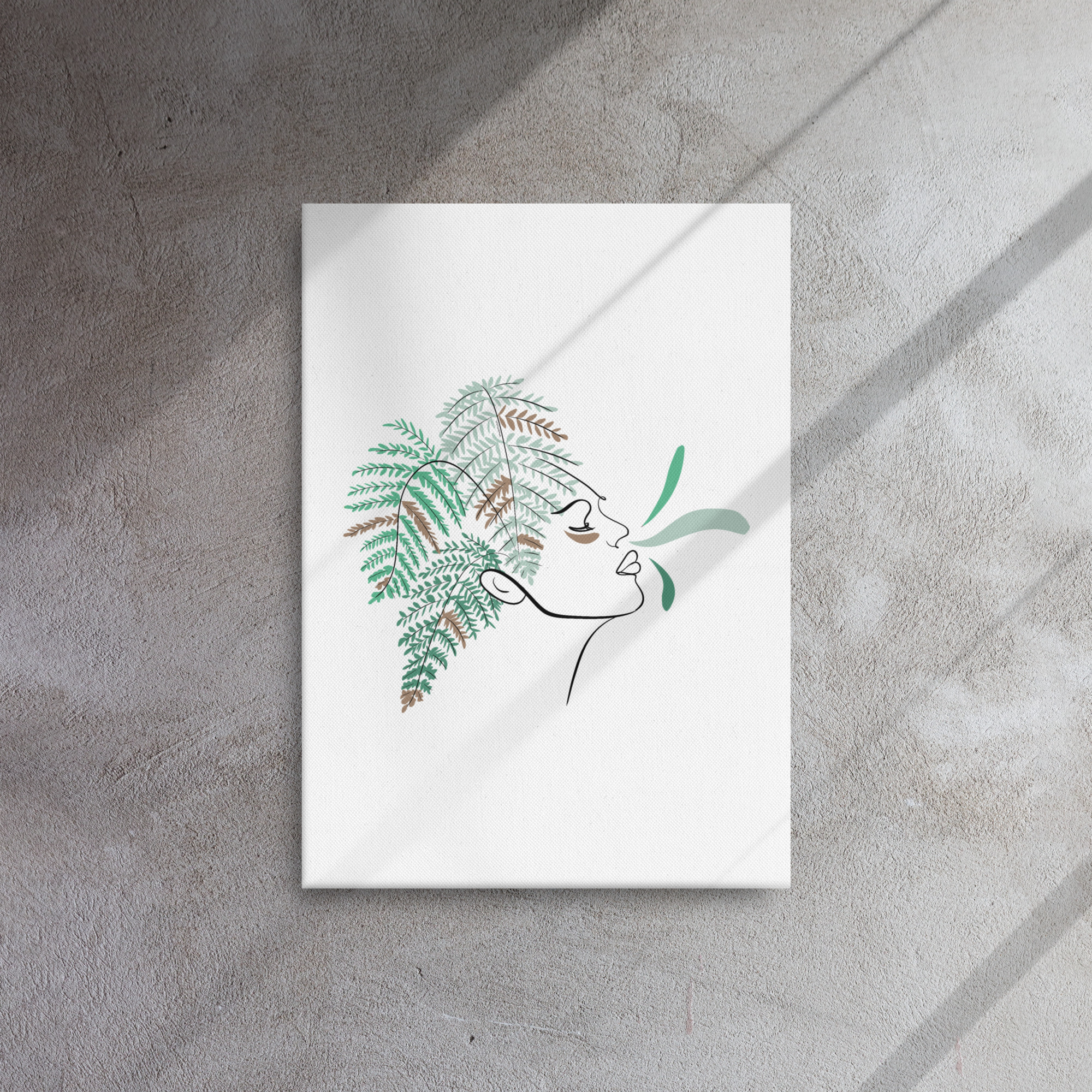 Femme Fougère Toile fine - Image 9