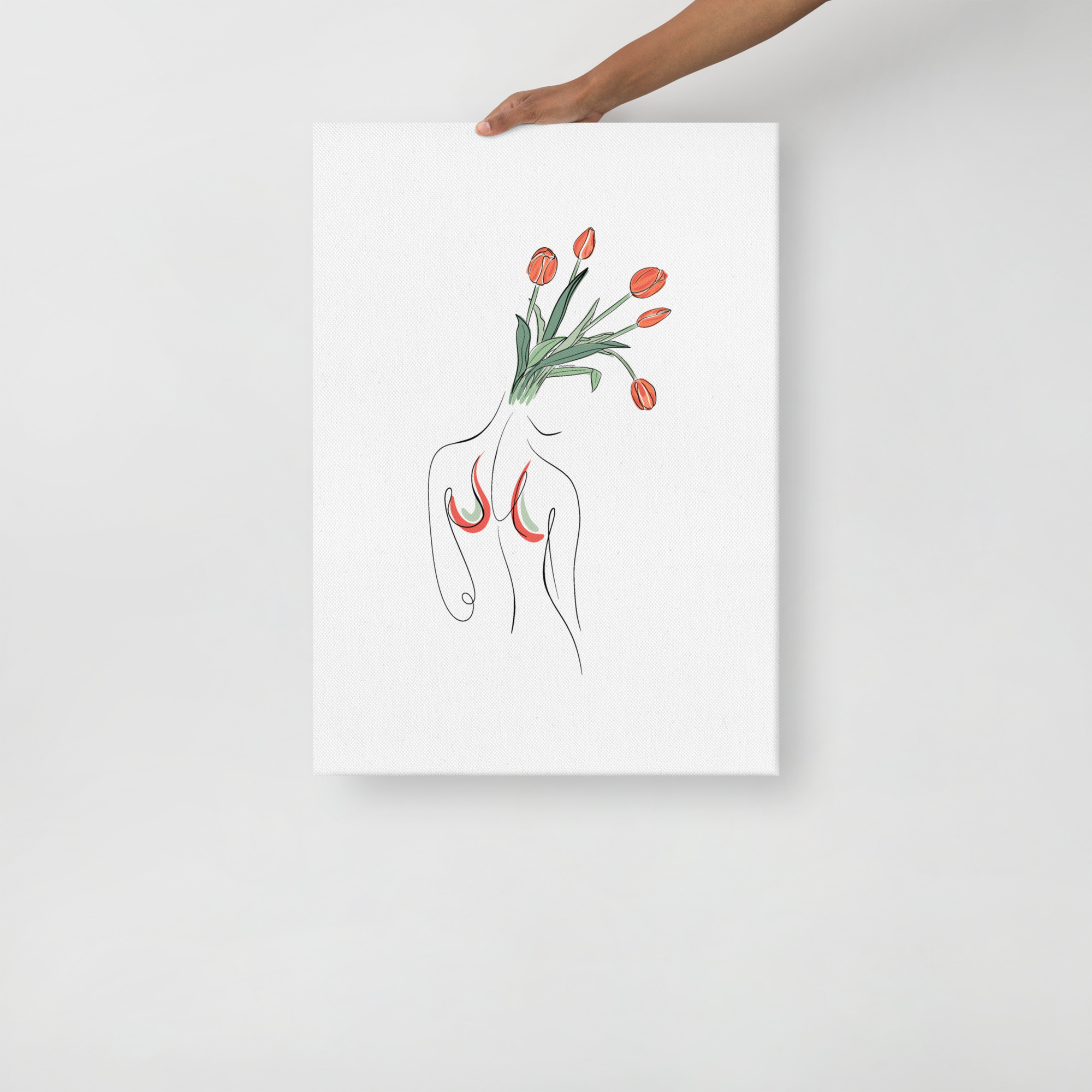 Femme Tulipe Toile fine - Image 9