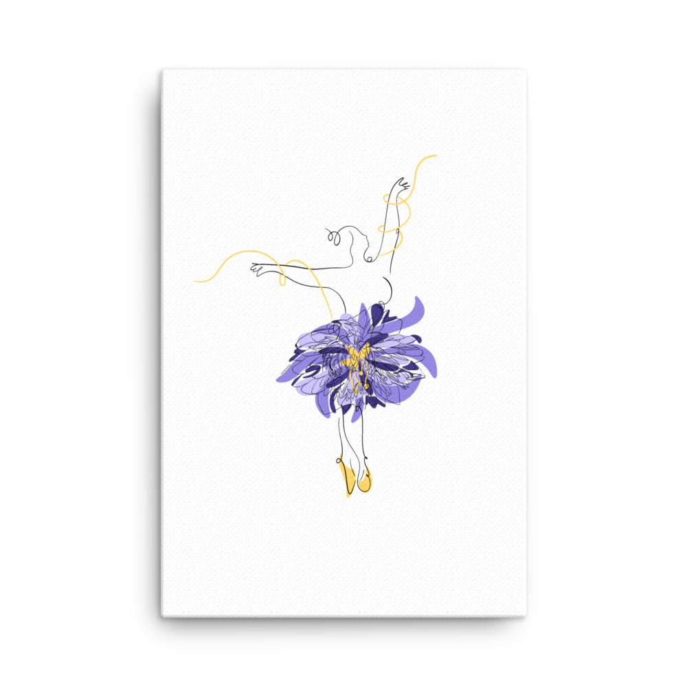 Danseuse Violette Toile fine - Image 10