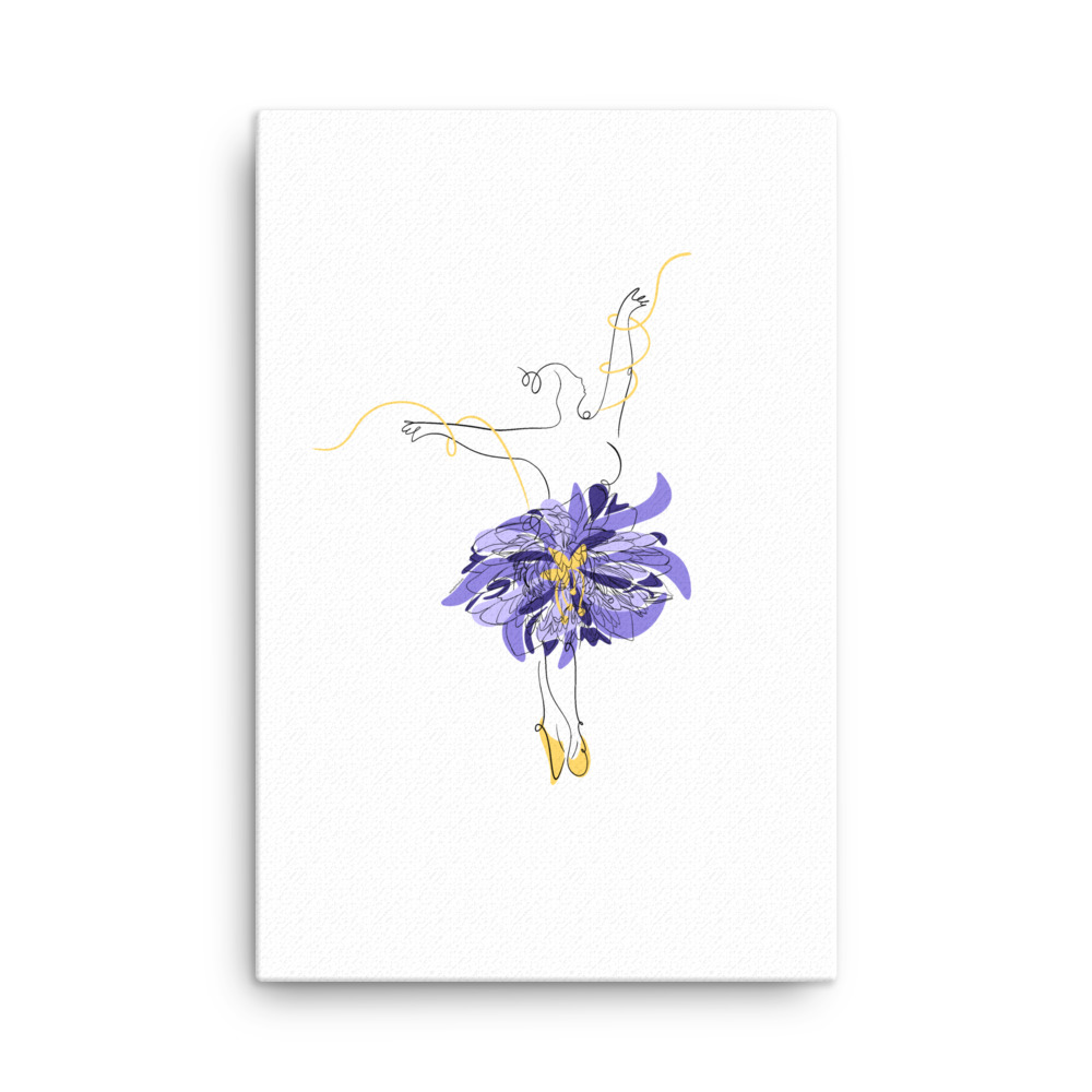 Danseuse Violette Toile fine - Image 7