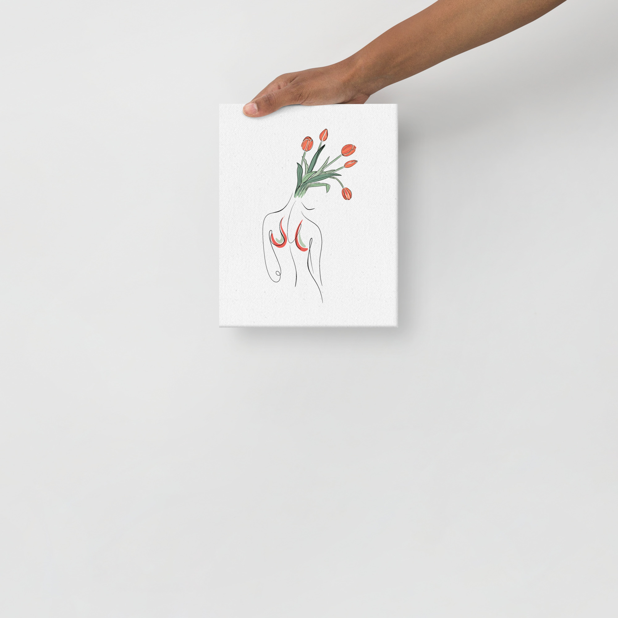 Femme Tulipe Toile fine - Image 12