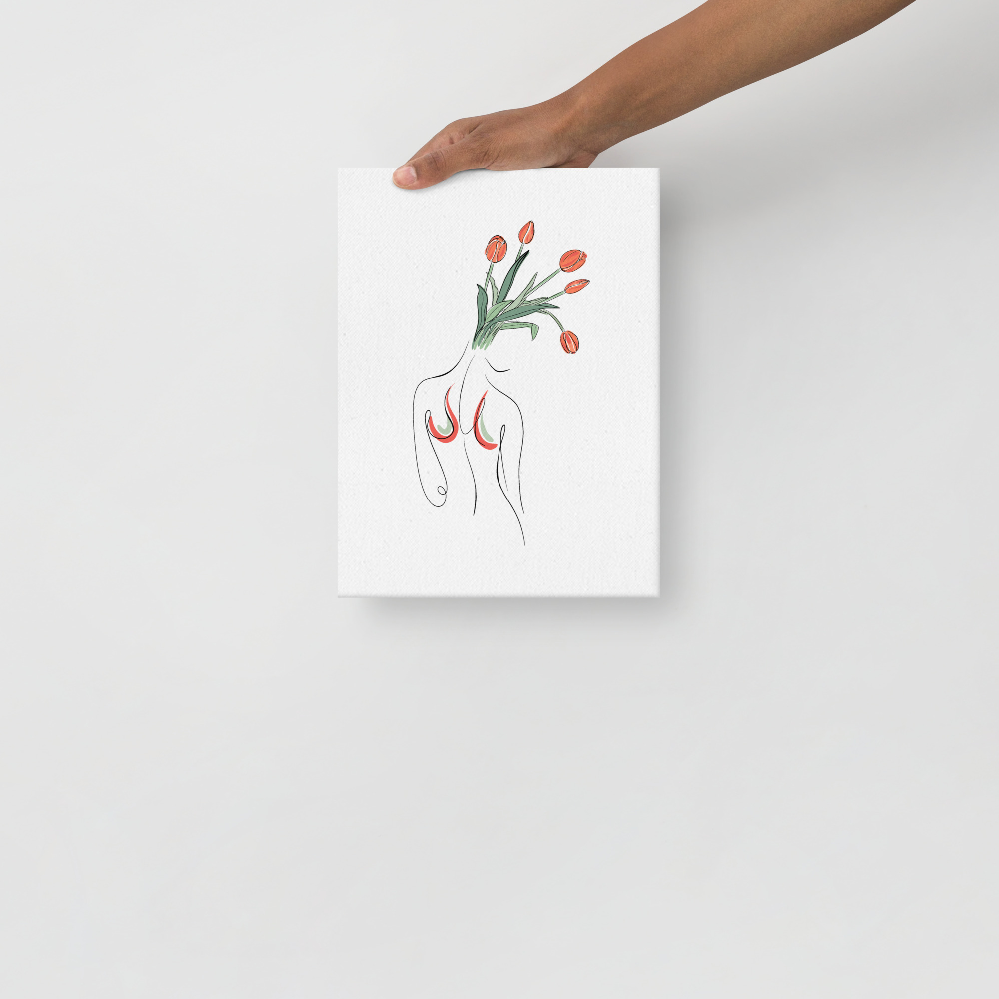 Femme Tulipe Toile fine - Image 13