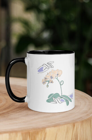 Mains Orchidées Mug