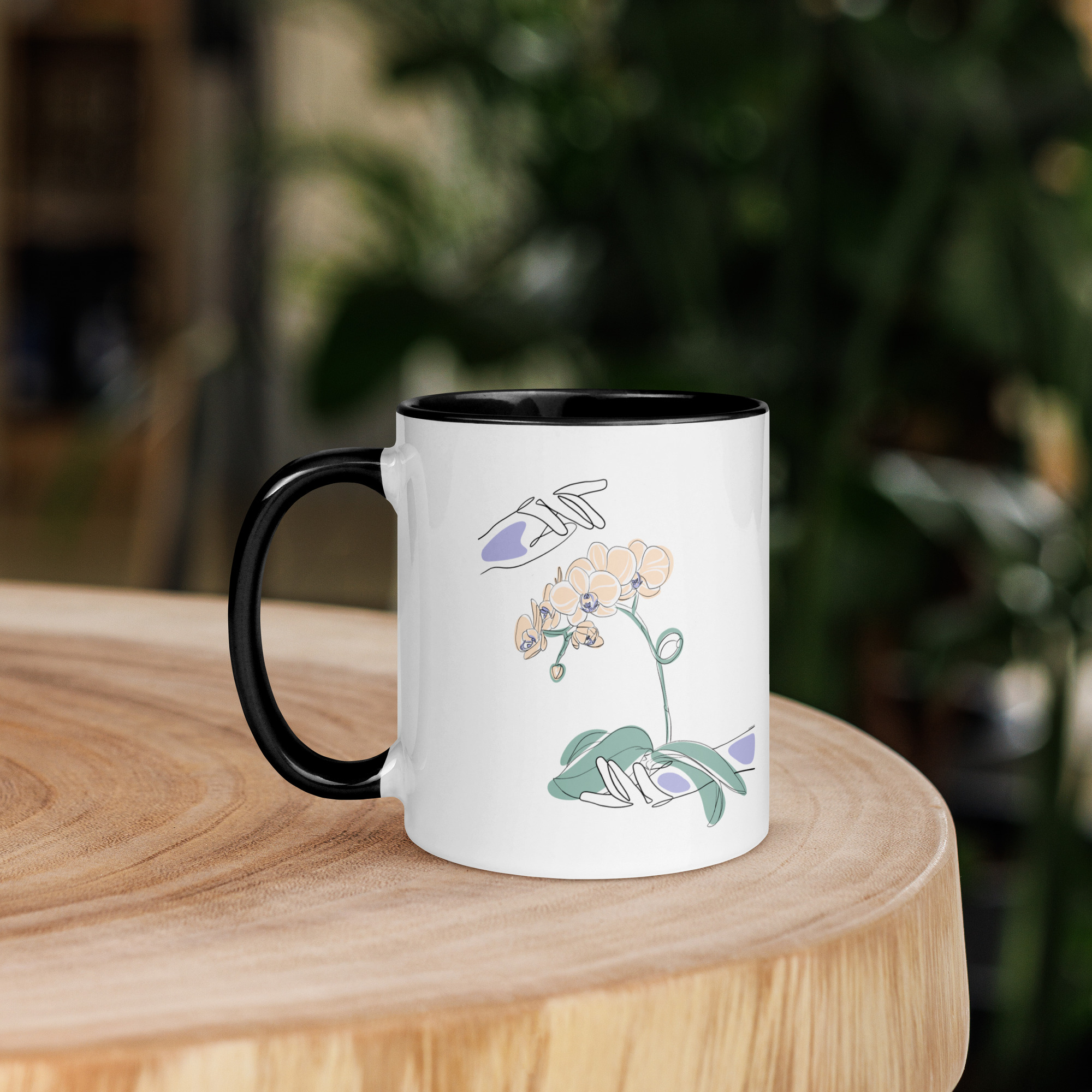 Mains Orchidées Mug