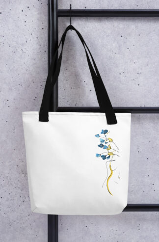 Silhouette Fleurie Tote bag