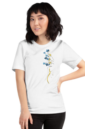 Silhouette Fleurie T-shirt unisexe