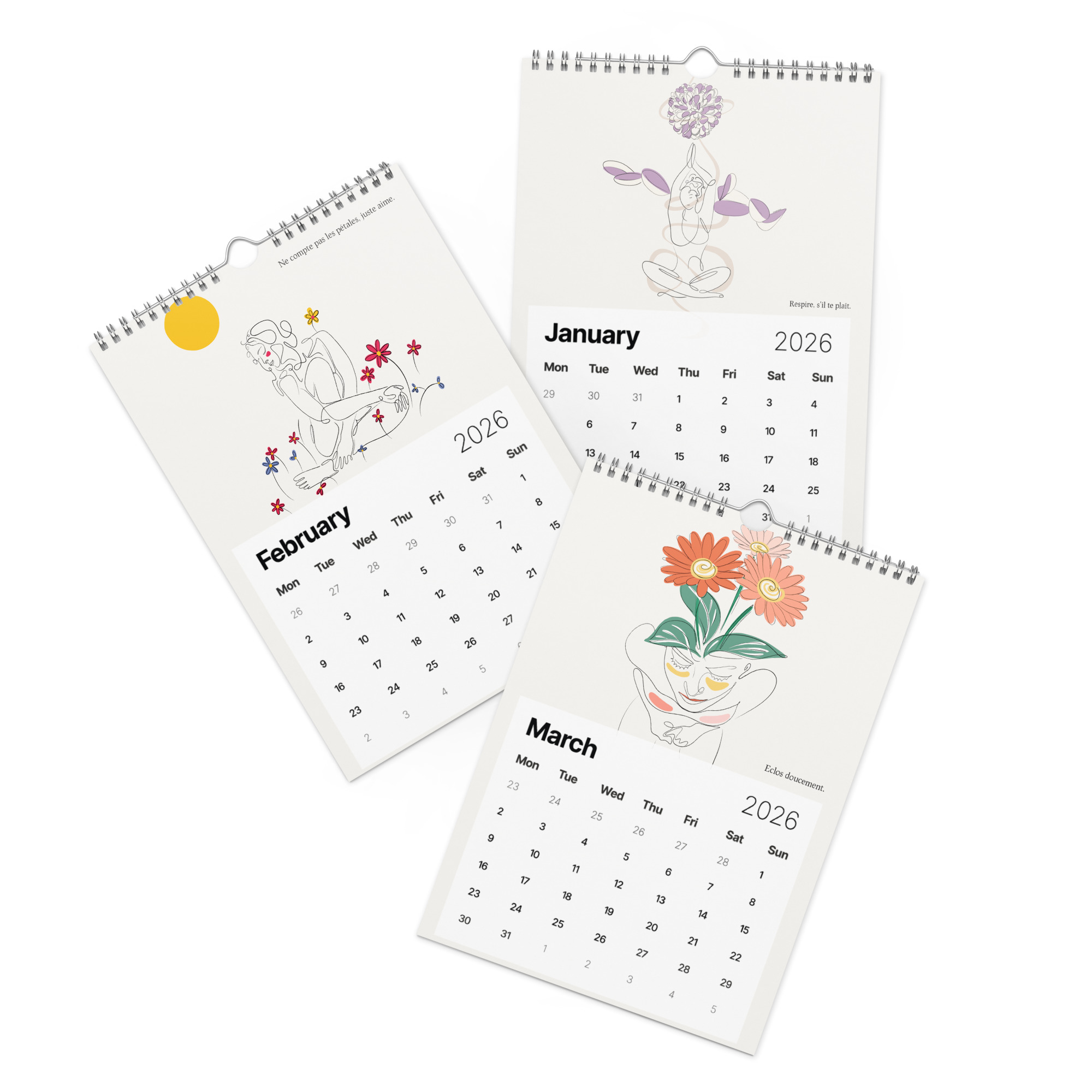 Calendrier mural 2026 - Image 7