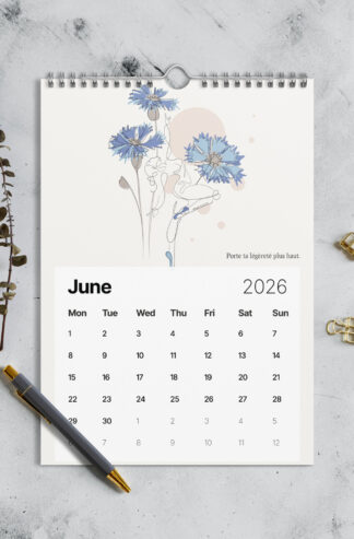 Calendrier mural 2026