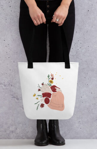 Coeur Végétal Tote bag