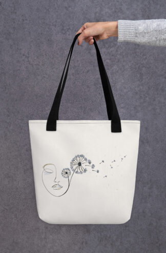 Femme Pissenlit Tote bag