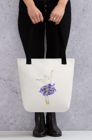 Danseuse Violette Tote bag