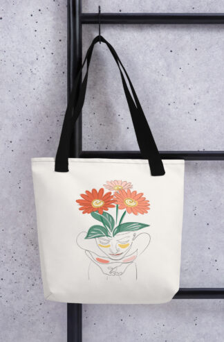 Tête Marguerites Tote bag