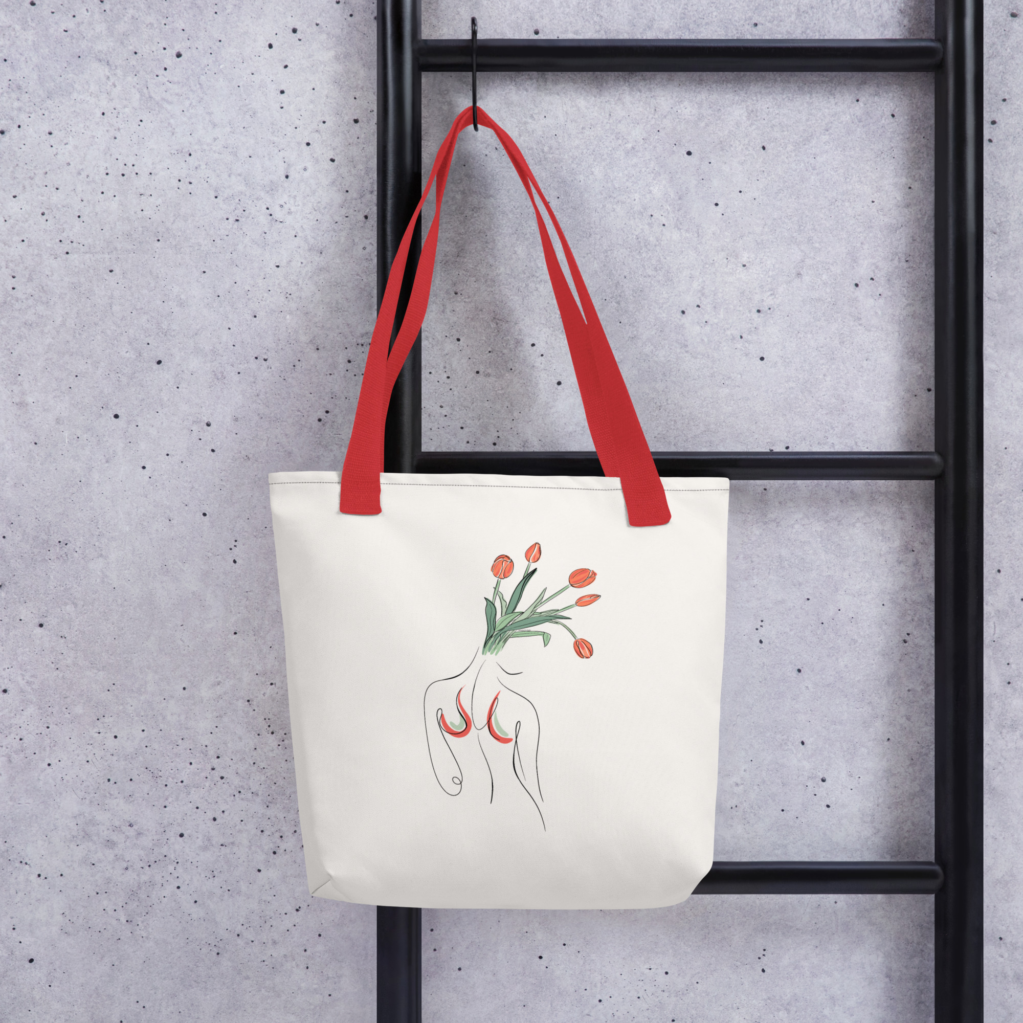 Femme Tulipe Tote bag - Image 4