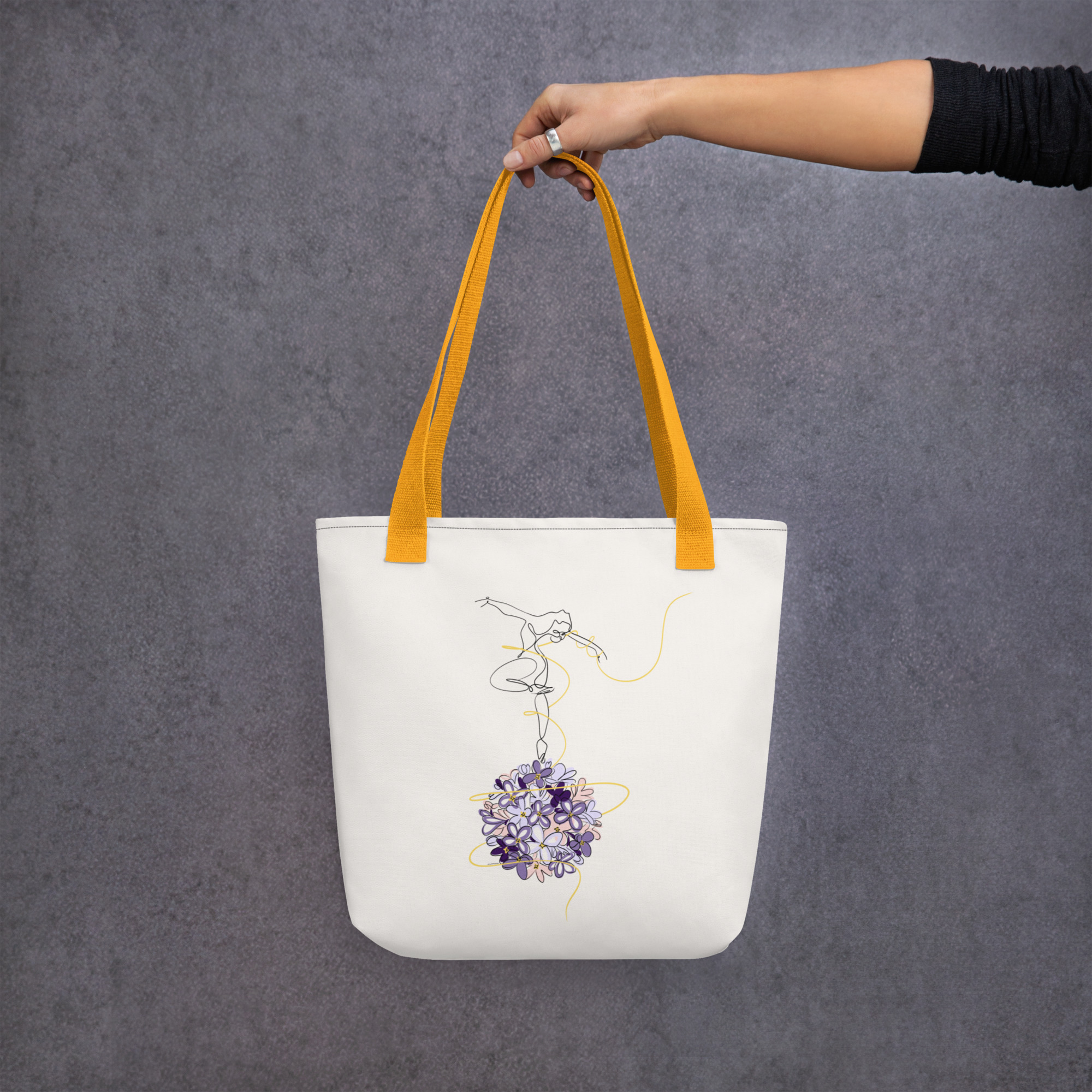 Danseuse Lilas Tote bag – Image 4