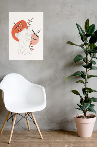 Buste Terracotta Affiche