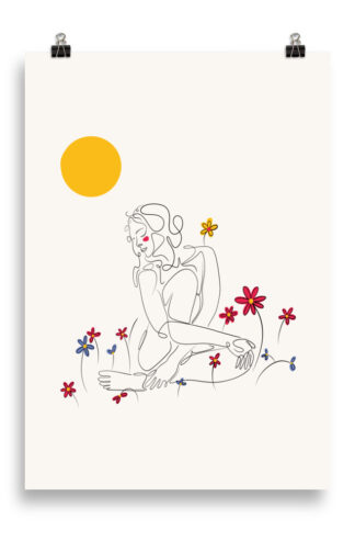 Femme Fleur des Champs Solaire