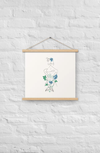 Liens Fleuris Affiche avec accroches