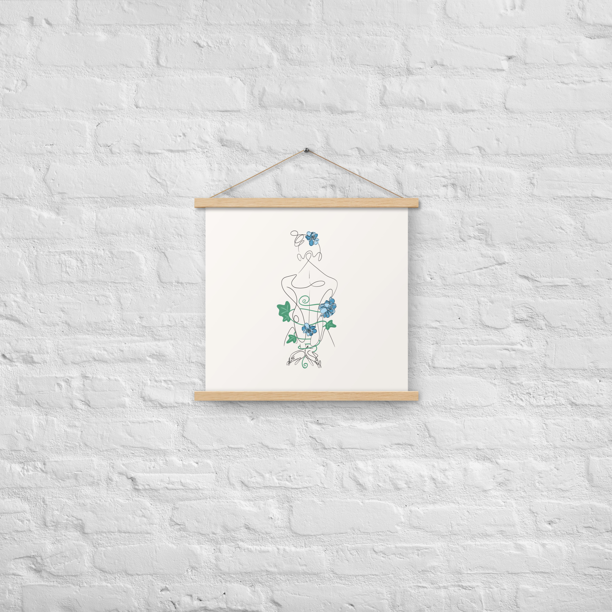 Liens Fleuris Affiche avec accroches