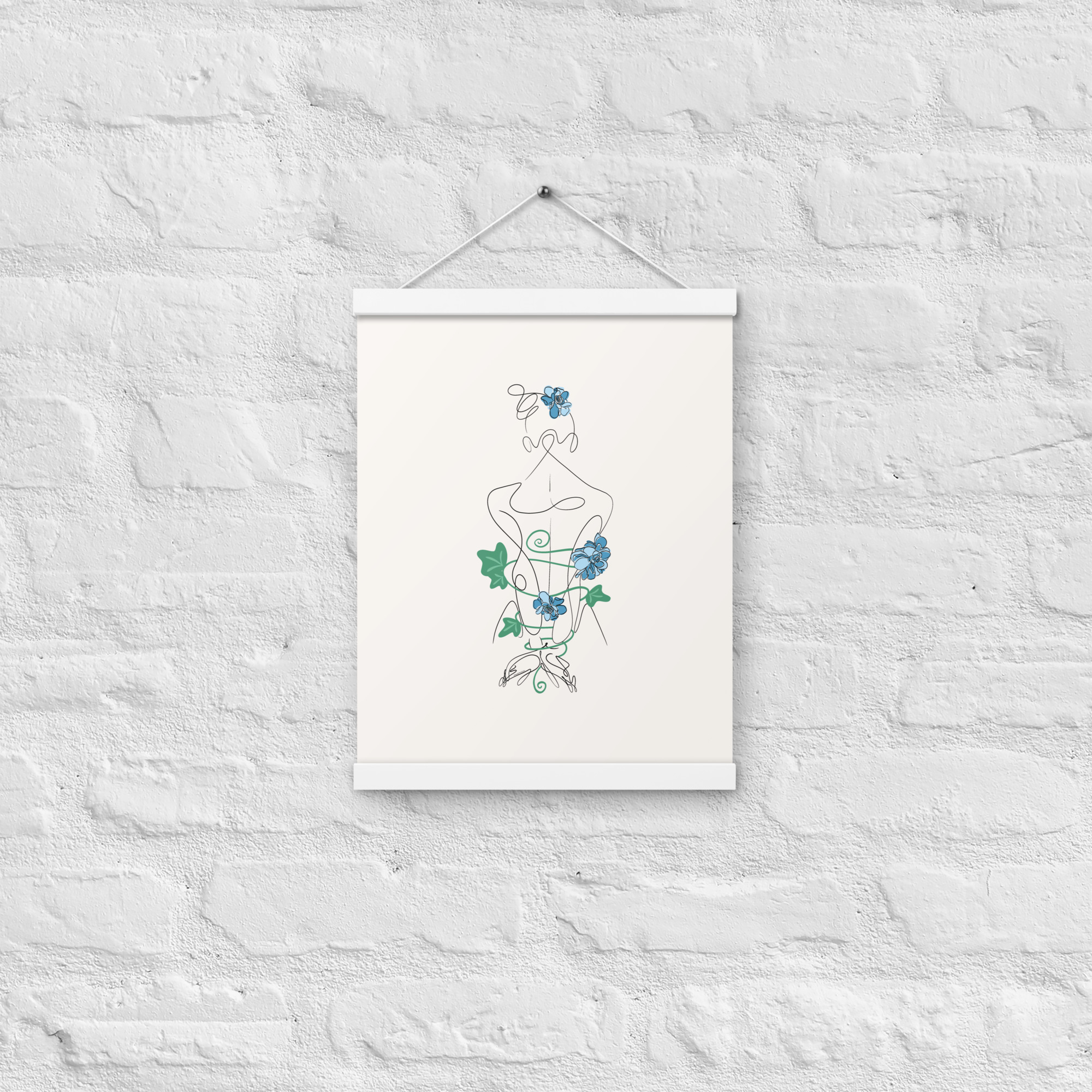 Liens Fleuris Affiche avec accroches – Image 2