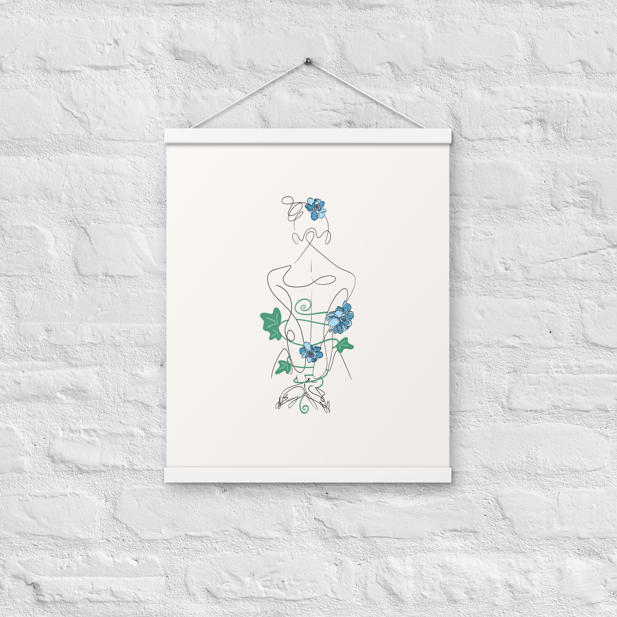 Liens Fleuris Affiche avec accroches – Image 3