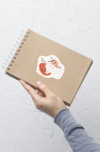 Buste Terracotta Autocollant