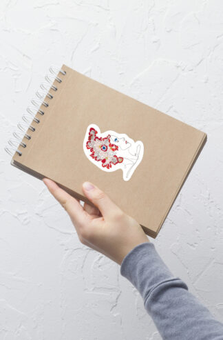 Coiffe Marianne Autocollant