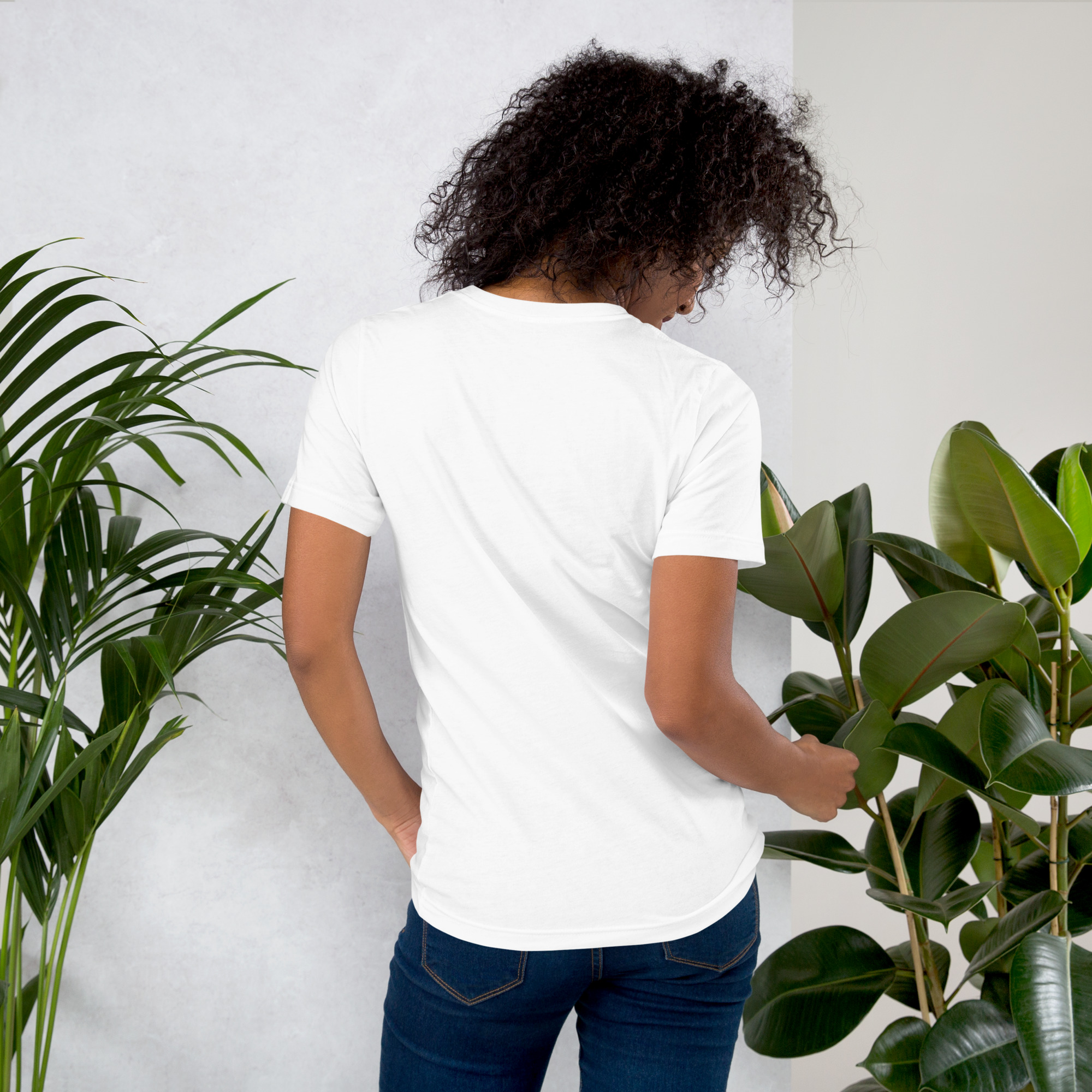 Femme Bouquet Coloré T-shirt unisexe – Image 2